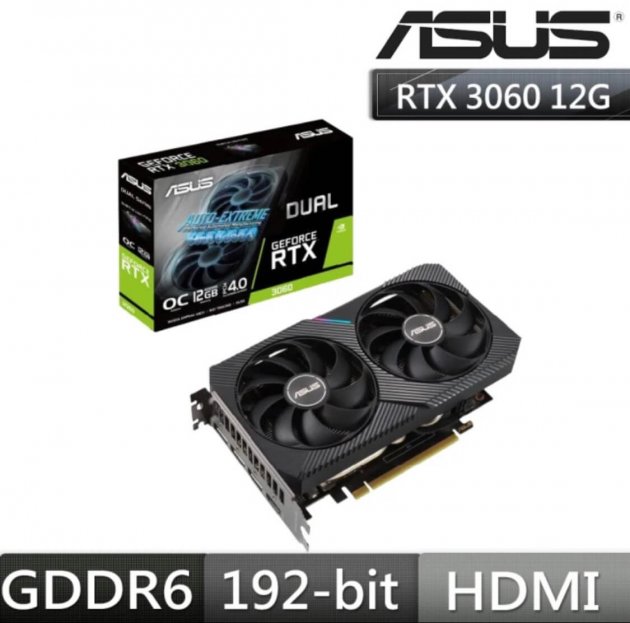 <b>【ASUS 華碩】 DUAL-RTX3060-O12G-V2 顯示卡(限制算力)</b><br><font color=#0000FF><b>免頭款、無手續費、無服務費</font></b>