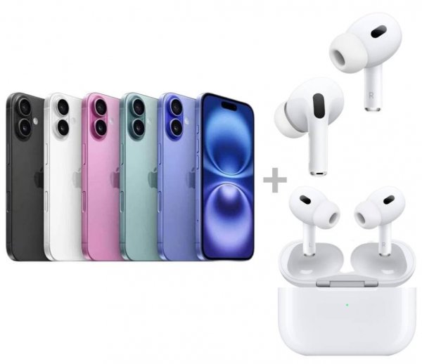 <b>【現貨】iPhone 16+ AirPods Pro 2</b><br />★〝送〞七大好禮 ★<font color=#0000FF><br /><b>免頭款、無手續費、無服務費</font></b>